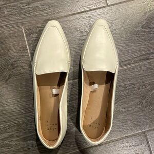 Cream pointed toe flats - A New Day (Target Brand)